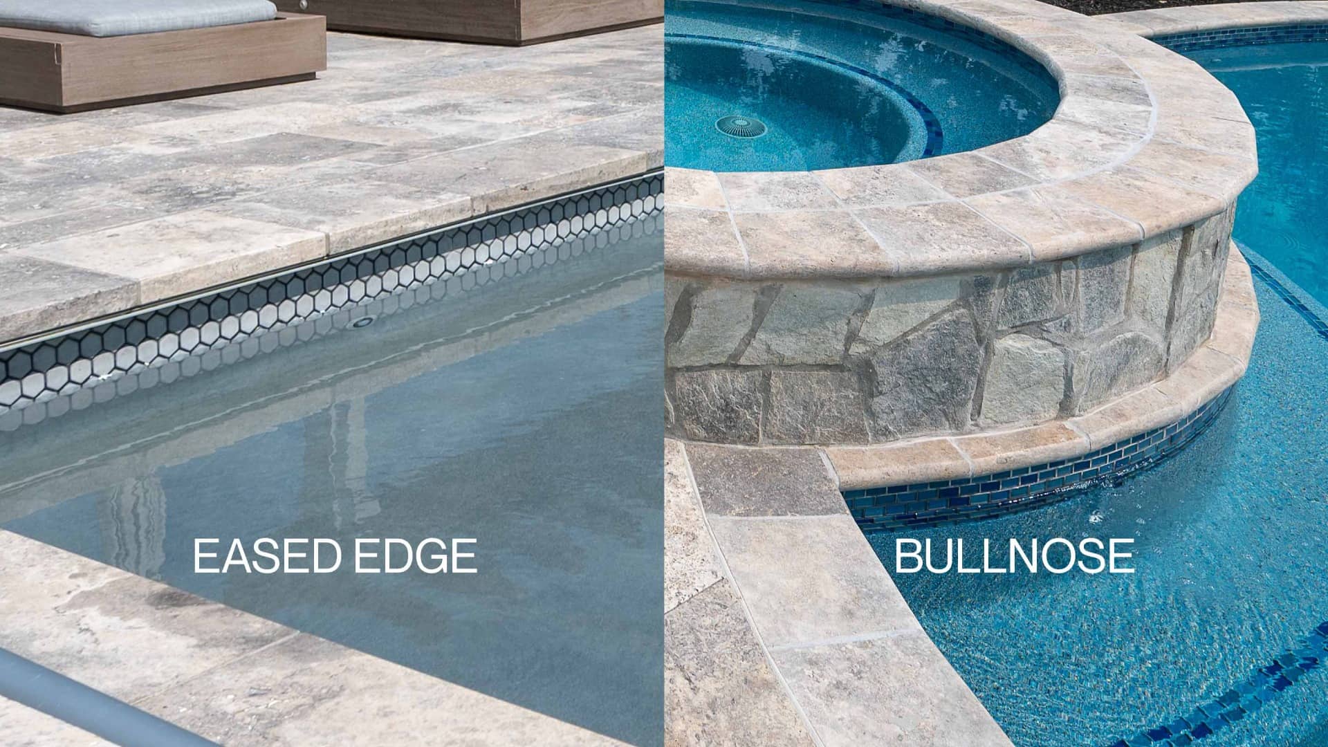 Bullnose pool coping stone style
